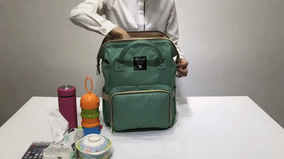 Portable Diaper Bag Backpack Mommy Bag Large Capacity Mother Bag Go Out Mother and Baby Bag Dry Wet Separation Baby Backpack