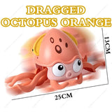 Crawling Crab Baby Toys with Music LED Light up Musical Toys for Toddler Automatically Avoid Obstacles Interactive Toys for Kids