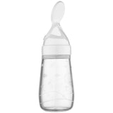 TYRU.HU Silicone Squeezing Feeding Bottle Spoon Bottle Feeder Newborn Baby Training Drink Spoon Safe Tableware Training Feeder